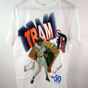 Detroit Tigers UPN 50 T-Shirt Ernie Harwell Auto